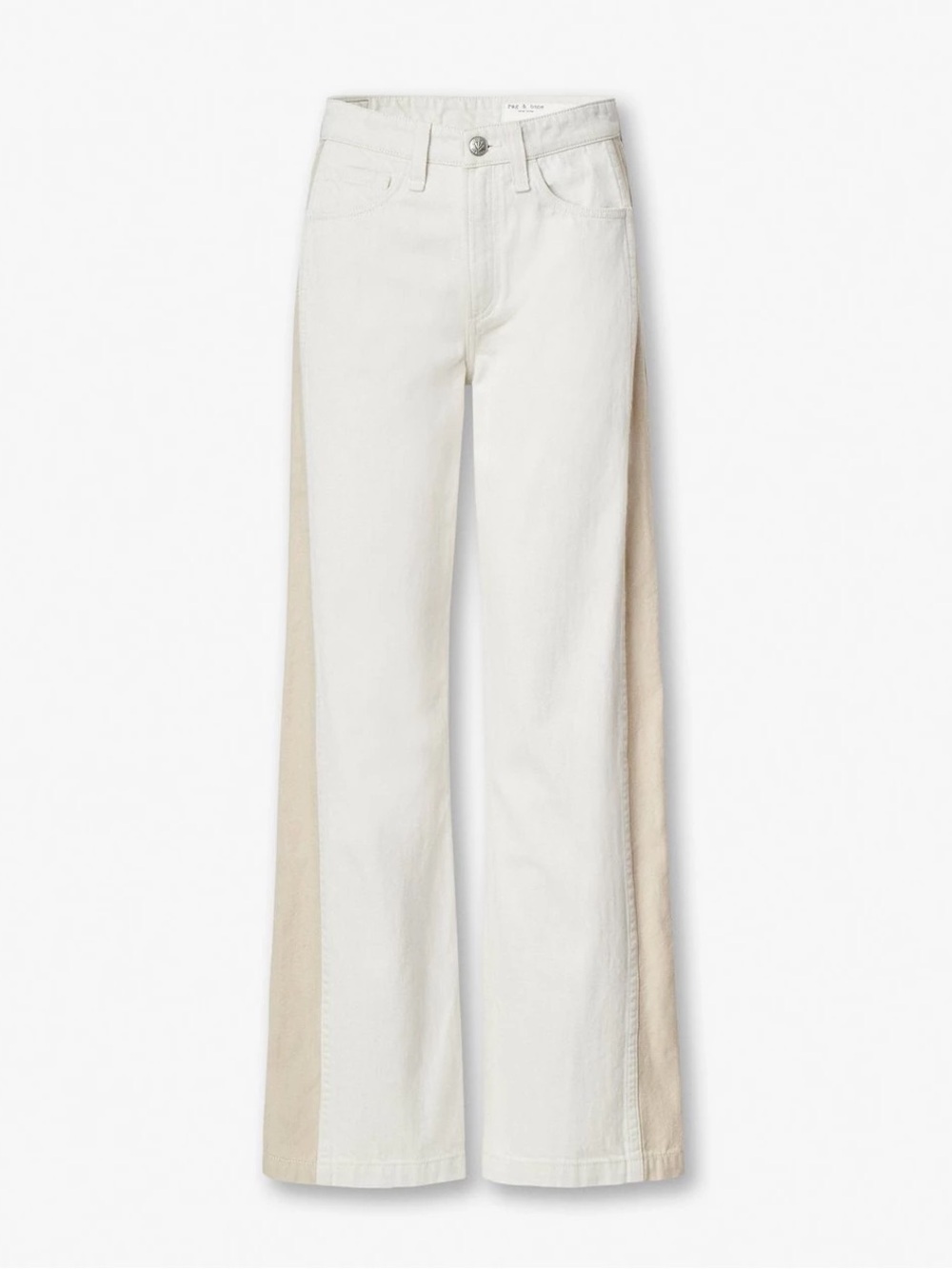 NWT Rag & Bone Logan Spliced Wide Leg Jean
Mid Rise Lightweight Rigid Denim 28